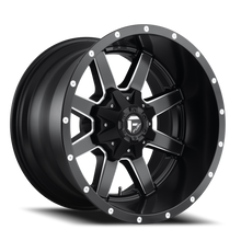 Load image into Gallery viewer, Fuel Off-Road Aluminum Wheels 20X12 Maverick D538 8 On 170 Black Milled 125.2 Bore -44 Offset Fuel Off Road Wheels - D53820201747