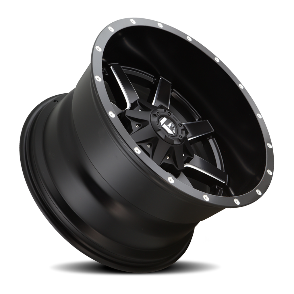 Fuel Off-Road Aluminum Wheels 20X12 Maverick D538 5 On 114.3/5 On 127 Black/Milled 78.1 Bore -44 Offset Fuel Off Road Wheels - D53820202647