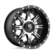 Load image into Gallery viewer, Fuel Off-Road Wheel D541 14X7 4X110 MT-BLK-MACH 13MM - D5411470A444