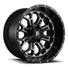 Load image into Gallery viewer, Fuel Off-Road Aluminum Wheels 20X9 Crush D561 5 On 114.3/5 On 127 Gloss Black Double Dark Tint Machined Face 78.1 Bore 1 Offset 8 Spoke Fuel Off Road Wheels - D56120902650