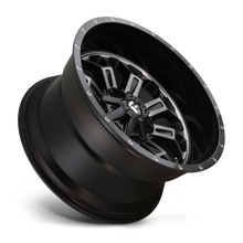 Load image into Gallery viewer, Fuel Off-Road Aluminum Wheels 20X9 Crush D561 5 On 114.3/5 On 127 Gloss Black Double Dark Tint Machined Face 78.1 Bore 1 Offset 8 Spoke Fuel Off Road Wheels - D56120902650