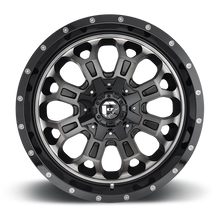 Load image into Gallery viewer, Fuel Off-Road Aluminum Wheels 20X9 Crush D561 6 On 135/6 On 139.7 Gloss Black Double Dark Tint Machined Face 106.4 Bore 1 Offset 8 Spoke Fuel Off Road Wheels - D56120909850