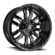 Load image into Gallery viewer, Fuel Off-Road Aluminum Wheels 20X12 Sledge D595 6 On 135/6 On 139.7 Gloss Black Milled 106.3 Bore -44 Offset Fuel Off Road Wheels - D59520209847