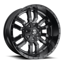 Load image into Gallery viewer, Fuel Off-Road Aluminum Wheels 22X9.5 Sledge D596 6 On 135/6 On 139.7 Matte Black/Gloss Black Lip 106.1 Bore 19 Offset Fuel Off Road Wheels - D59622959859
