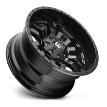 Load image into Gallery viewer, Fuel Off-Road Aluminum Wheels 22X9.5 Sledge D596 6 On 135/6 On 139.7 Matte Black/Gloss Black Lip 106.1 Bore 19 Offset Fuel Off Road Wheels - D59622959859