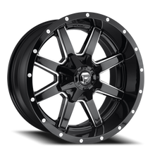 Load image into Gallery viewer, Fuel Off-Road Aluminum Wheels 20X12 Maverick D610 8 On 170 Gloss Black Milled 125.2 Bore -44 Offset Fuel Off Road Wheels - D61020201747