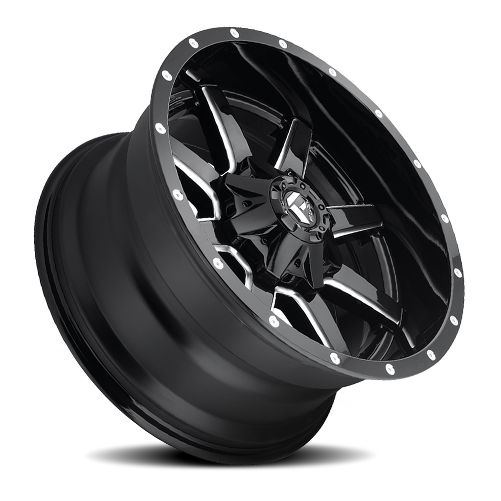 Fuel Off-Road Aluminum Wheels 20X12 Maverick D610 8 On 170 Gloss Black Milled 125.2 Bore -44 Offset Fuel Off Road Wheels - D61020201747