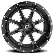 Load image into Gallery viewer, Fuel Off-Road Aluminum Wheels 20X12 Maverick D610 8 On 170 Gloss Black Milled 125.2 Bore -44 Offset Fuel Off Road Wheels - D61020201747