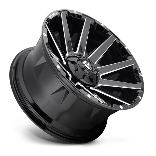 Fuel Off-Road Aluminum Wheels 24X12 Contra D615 5 On 127/5 On 139.7 Gloss Black/Milled 87.1 Bore -44 Offset Multi Spoke Fuel Off Road Wheels - D61524205747