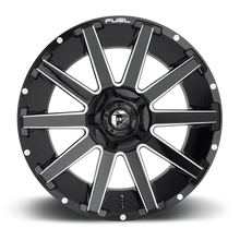 Load image into Gallery viewer, Fuel Off-Road Aluminum Wheels 24X12 Contra D615 5 On 127/5 On 139.7 Gloss Black/Milled 87.1 Bore -44 Offset Multi Spoke Fuel Off Road Wheels - D61524205747