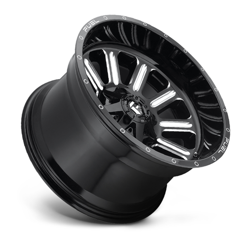 Fuel Off-Road Aluminum Wheels 20X12 Hardline D620 8 On 165.1 Gloss Black Milled 125.2 Bore -44 Offset Fuel Off Road Wheels - D62020208247