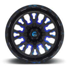 Load image into Gallery viewer, Fuel Off-Road Aluminum Wheels 20X12 Stroke D645 5 On 114.3/5 On 127 Gloss Blue/Milled 78.1 Bore -43 Offset Fuel Off Road Wheels - D64520202647