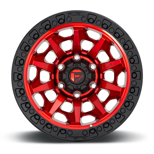 Fuel Off-Road Aluminum Wheels 20X9 Covert D695 5 On 150 Candy Red Black Bead Ring 110.2 Bore 20 Offset Multi Spoke Fuel Off Road Wheels - D69520905657