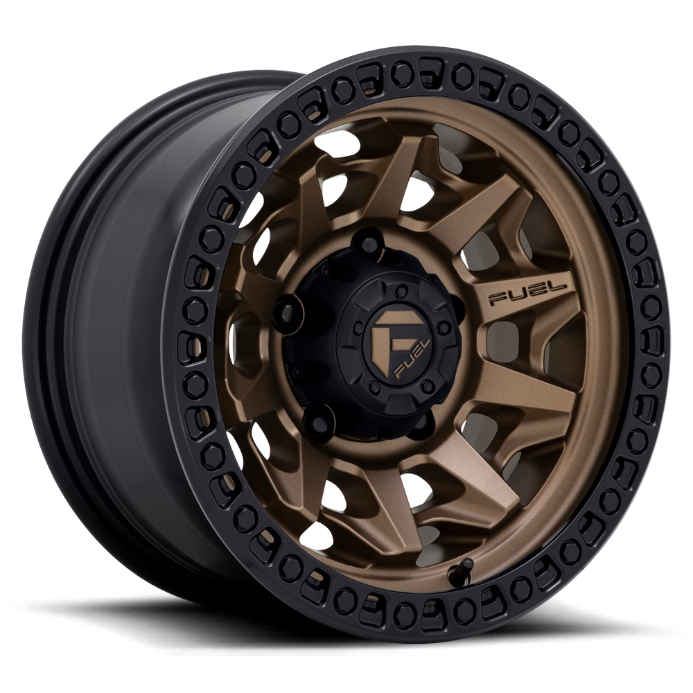 Fuel Off-Road Aluminum Wheels 20X9 Covert D696 5 On 150 Matte Bronze Black Bead Ring 110.2 Bore 20 Offset Multi Spoke Fuel Off Road Wheels - D69620905657