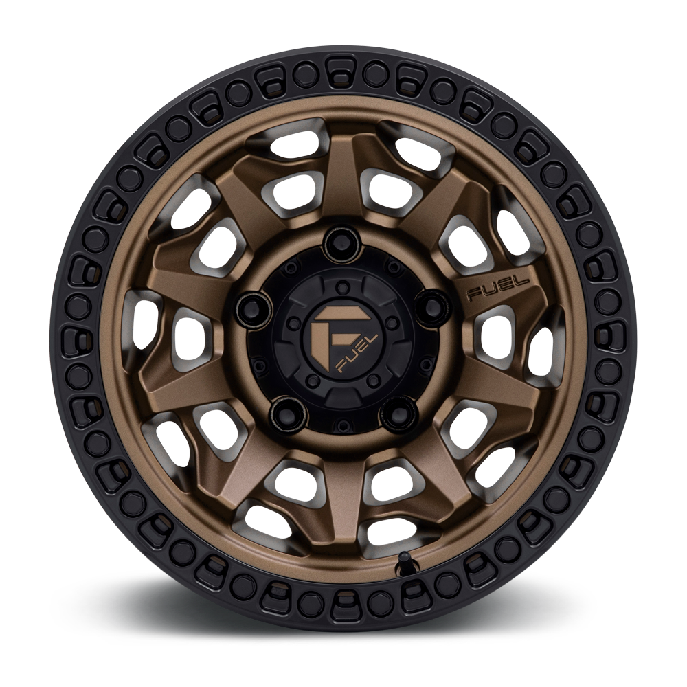 Fuel Off-Road Aluminum Wheels 20X9 Covert D696 5 On 150 Matte Bronze Black Bead Ring 110.2 Bore 20 Offset Multi Spoke Fuel Off Road Wheels - D69620905657
