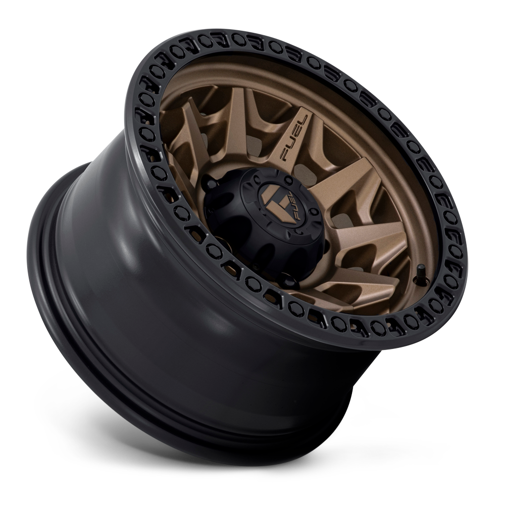 Fuel Off-Road Aluminum Wheels 20X9 Covert D696 5 On 127 Matte Bronze Black Bead Ring 71.5 Bore 1 Offset Multi Spoke Fuel Off Road Wheels - D69620907550