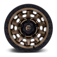Load image into Gallery viewer, Fuel Off-Road Aluminum Wheels 20X9 Covert D696 5 On 127 Matte Bronze Black Bead Ring 71.5 Bore 20 Offset Multi Spoke Fuel Off Road Wheels - D69620907557