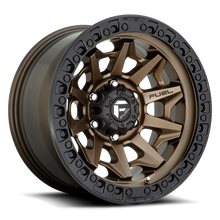 Load image into Gallery viewer, Fuel Off-Road Aluminum Wheels 20X9 Covert D696 6 On 135 Matte Bronze Black Bead Ring 87.1 Bore 1 Offset Multi Spoke Fuel Off Road Wheels - D69620908950