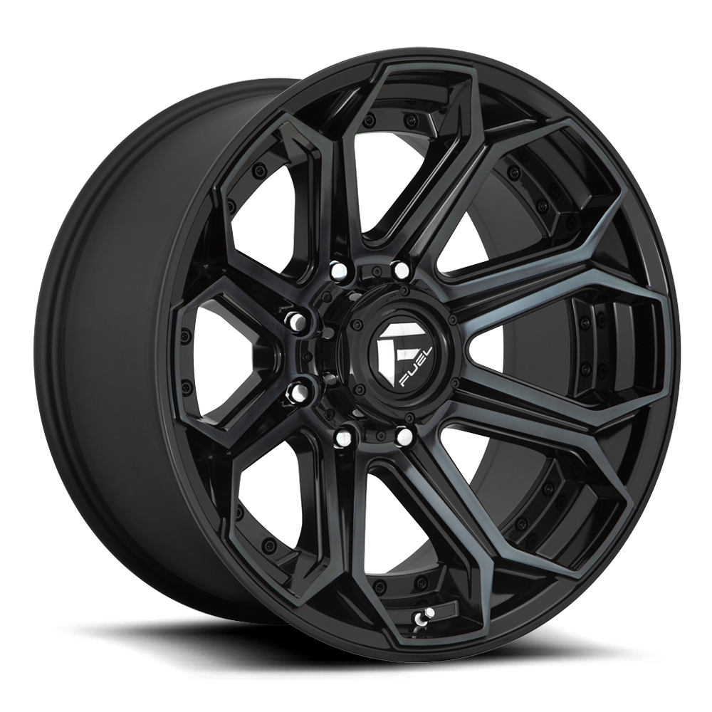 Fuel Off-Road Aluminum Wheels 20X9 Siege D704 8 On 180 Gloss Black Machined Double Dark Tint 124.3 Bore 20 Offset Fuel Off Road Wheels - D70420901857