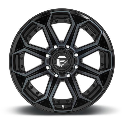 Fuel Off-Road Aluminum Wheels 20X9 Siege D704 8 On 180 Gloss Black Machined Double Dark Tint 124.3 Bore 20 Offset Fuel Off Road Wheels - D70420901857
