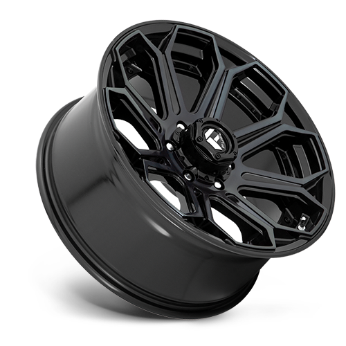 Fuel Off-Road Aluminum Wheels 20X9 Siege D704 5 On 150 Gloss Black Machined Double Dark Tint 110.2 Bore 1 Offset Fuel Off Road Wheels - D70420905650