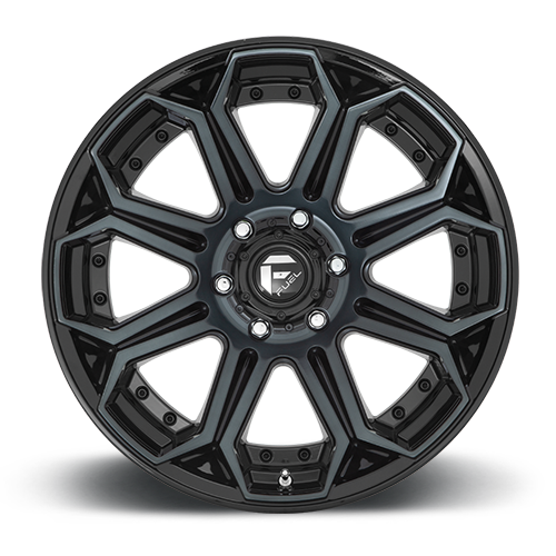 Fuel Off-Road Aluminum Wheels 20X9 Siege D704 5 On 150 Gloss Black Machined Double Dark Tint 110.2 Bore 1 Offset Fuel Off Road Wheels - D70420905650