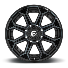 Load image into Gallery viewer, Fuel Off-Road Aluminum Wheels 20X9 Siege D704 8 On 165.1 Gloss Black Machined Double Dark Tint 125.2 Bore 1 Offset Fuel Off Road Wheels - D70420908250