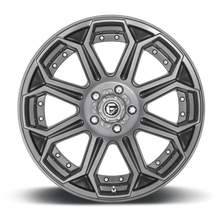 Load image into Gallery viewer, Fuel Off-Road Aluminum Wheels 20X9 Siege D705 5 On 150 Brushed Gunmetal Gray Tinted Clear 110.2 Bore 1 Offset Fuel Off Road Wheels - D70520905650