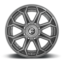 Load image into Gallery viewer, Fuel Off-Road Aluminum Wheels 20X9 Siege D705 8 On 165.1 Brushed Gunmetal Gray Tinted Clear 125.2 Bore 1 Offset Fuel Off Road Wheels - D70520908250