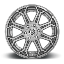 Load image into Gallery viewer, Fuel Off-Road Aluminum Wheels 20X9 Siege D705 6 On 139.7 Brushed Gunmetal Gray Tinted Clear 106.1 Bore 1 Offset Fuel Off Road Wheels - D70520908450