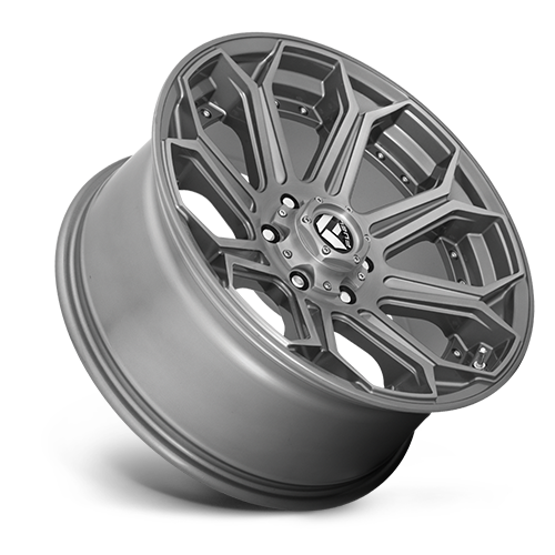 Fuel Off-Road Aluminum Wheels 20X9 Siege D705 6 On 135 Brushed Gunmetal Gray Tinted Clear 87.1 Bore 1 Offset Fuel Off Road Wheels - D70520908950
