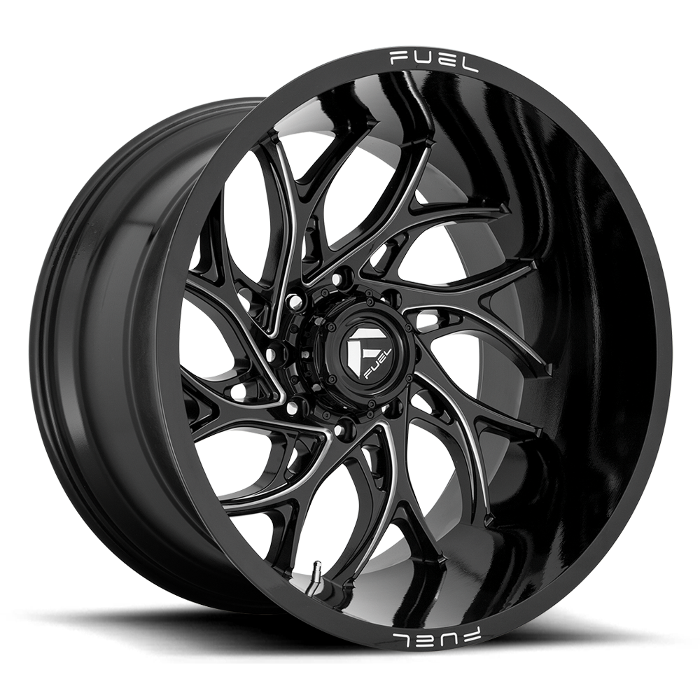 Fuel Off-Road Aluminum Wheels 24X11 Runner D741 6 On 135 Gloss Black Milled 87.1 Bore 0 Offset Fuel Off Road Wheels - D74124118960