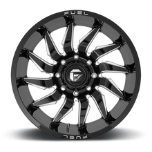 Load image into Gallery viewer, Fuel Off-Road Aluminum Wheels 20X9 Saber D744 8 On 170 Gloss Black Milled 125.1 Bore 1 Offset Fuel Off Road Wheels - D74420901750