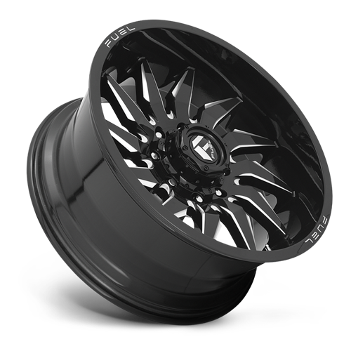 Fuel Off-Road Aluminum Wheels 20X9 Saber D744 8 On 165.1 Gloss Black Milled 125.2 Bore 20 Offset Fuel Off Road Wheels - D74420908257