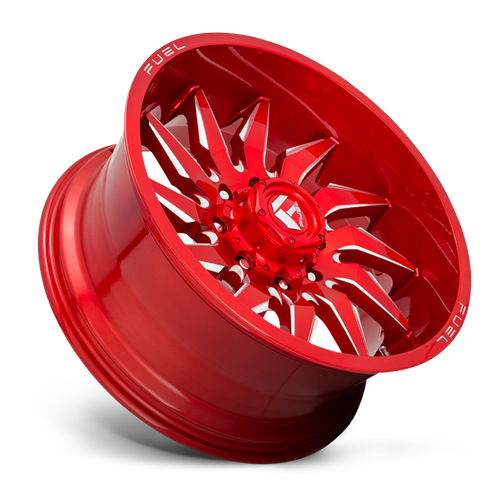 Fuel Off-Road Aluminum Wheels 20X9 Saber D745 6 On 135 Candy Red Milled 87.1 Bore 20 Offset Fuel Off Road Wheels - D74520908957