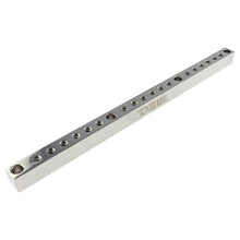 Load image into Gallery viewer, Chrome Plated Distribution Bar Block 3x 1/0-GA and 15 x 2/0-GA Direct Bolt Down Type 19" Long