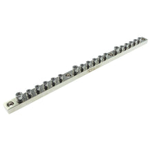 Load image into Gallery viewer, Chrome Plated Distribution Bar Block 3x 1/0-GA and 15 x 2/0-GA Screw Down Type 20" Long