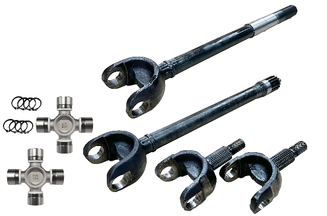 Revolution Gear & Axle Front Axle Kits Jeep Wrangler JL and JT Chromoly Discovery Series Front Axle Kit Revolution Gear - DC-D44-JLJT-2PC