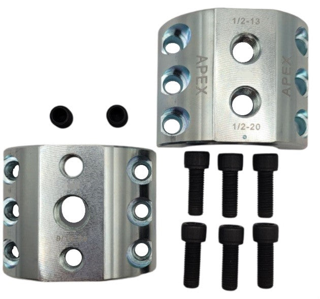 Stabilizer Clamp, 1.5 Inch ID, Zinc, Universal - Includes hardware for Fox ATS, Standard, Falcon Apex Chassis