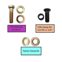 Load image into Gallery viewer, Stabilizer Clamp, 1.5 Inch ID, Zinc, Universal - Includes hardware for Fox ATS, Standard, Falcon Apex Chassis