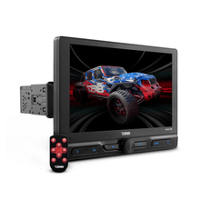 Load image into Gallery viewer, 10.5" Floating Adjustable Modular Touchscreen Mechless Single-DIN Head Unit with Bluetooth, Mirror Link and USB