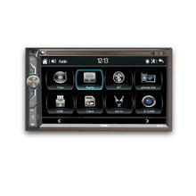 Load image into Gallery viewer, 6.9" Touchscreen Mechless Double-DIN Headunit with Bluetooth, USB and Mirror Link
