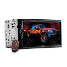 Load image into Gallery viewer, 6.9" Touchscreen Mechless Double-DIN Headunit with Bluetooth, USB and Mirror Link