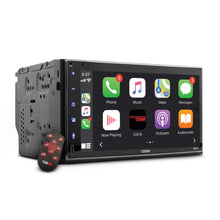 Load image into Gallery viewer, 7" Touchscreen Mechless Double-DIN Headunit with Bluetooth, USB, Mirror Link And Car play