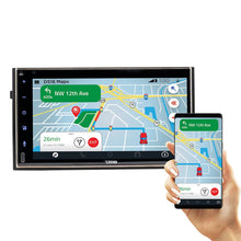 Load image into Gallery viewer, 7" Touchscreen Mechless Double-DIN Headunit with Bluetooth, USB, Mirror Link And Car play