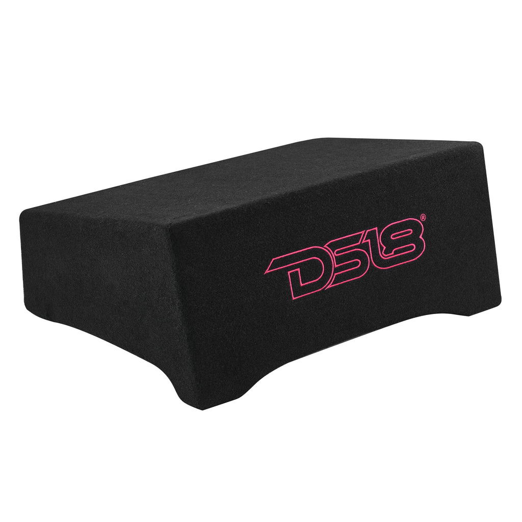 DFPU Under Seat 10” Shallow Subwoofer Enclosure | Sealed, Loaded, 600W RMS @ 2 Ohm