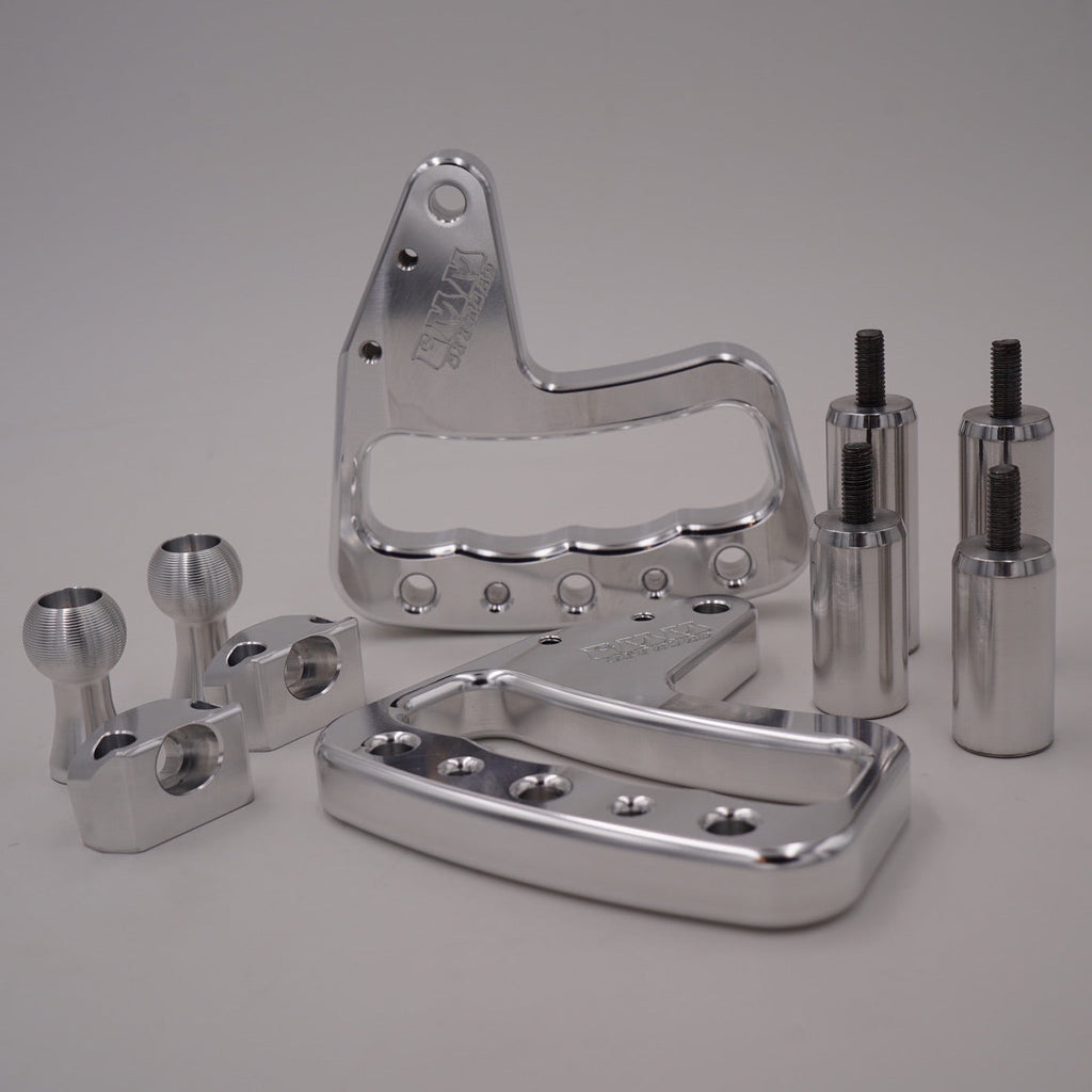 CMM Offroad Jeep 1" / silver JK & JKU Front Loop Grab Handles