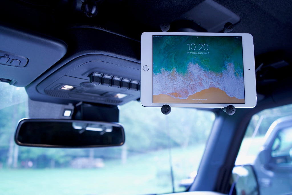 CMM Offroad Ford Bronco Bronco Hard Top Panel 1" Ball Mount w/ Tablet Mount CMM Offroad Ford Bronco Hard Top Panel Ball Mount
