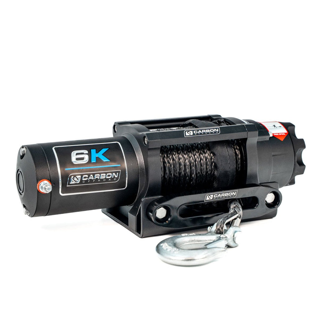 Carbon Offroad 6000lb ATV - Small 4X4 Winch