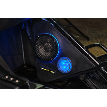 Load image into Gallery viewer, Polaris Slingshot Front Kick Empty Panel Pods With Digital LED Lights fits 2 x 6.5" Speakers and 2 x 3.8" Bullet Tweeters | 2015 - Current